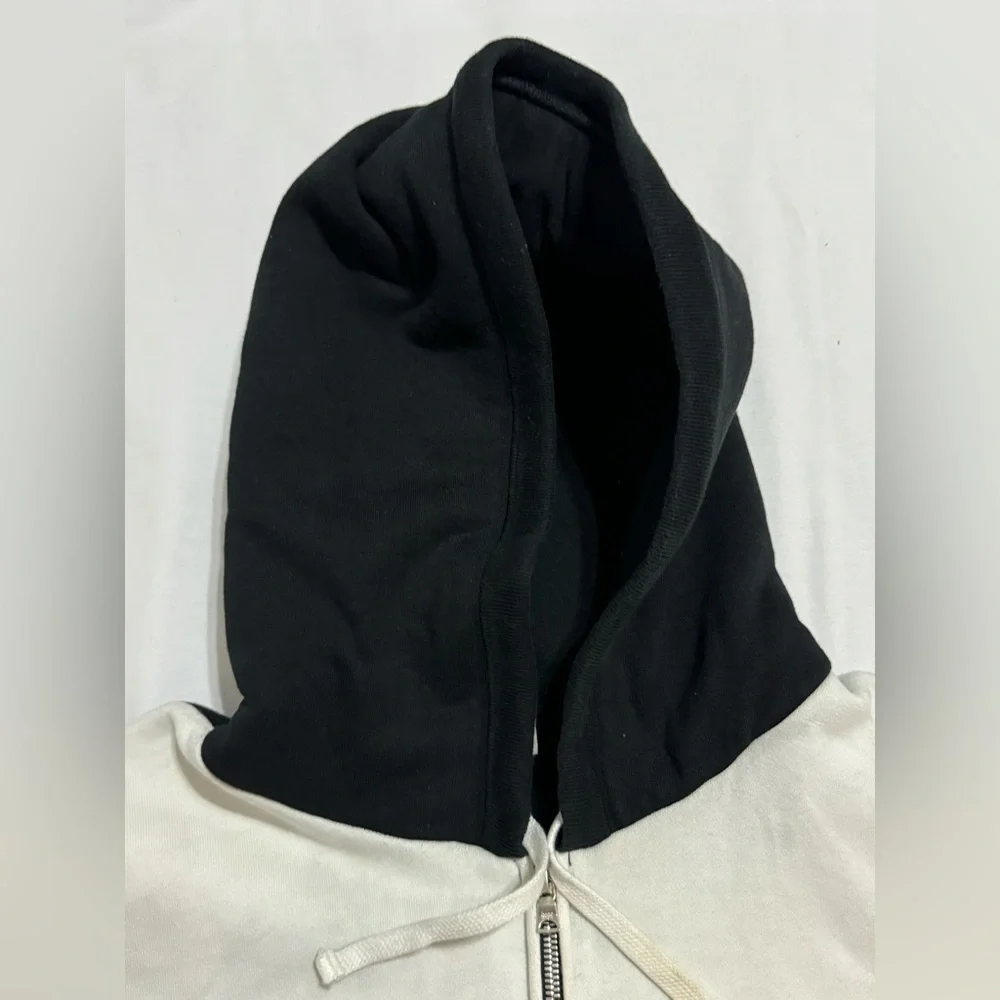 VTG A Bathing Ape BAPE Digital Print Y2K Stars Nigo Parka Zip Hoodie RARE BLACK - Picture 9 of 16